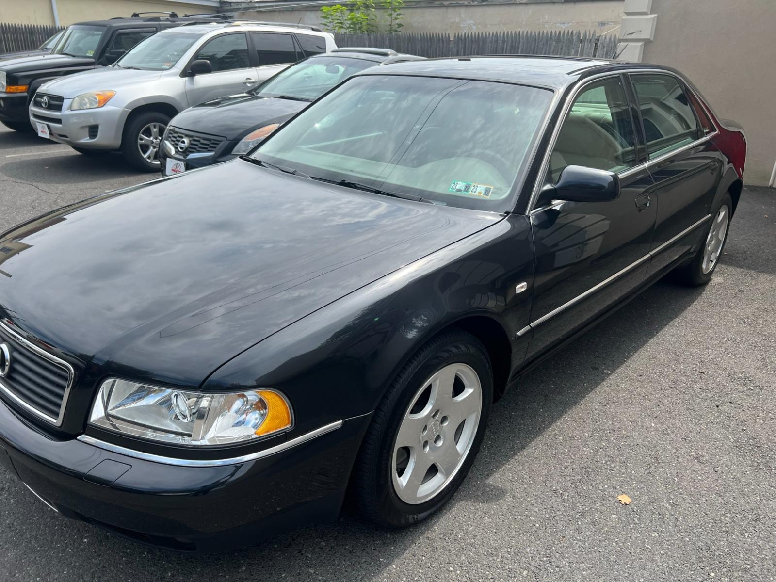 2001 BLACK /Beige leather Audi A8 (WAUML54DX1N) , located at 1018 Brunswick Ave, Trenton, NJ, 08638, (609) 989-0900, 40.240086, -74.748085 - This is a very special vehicle! 1 owner that has been kept in the garage since brand new!! Fully serviced throughout the years and is still like Brand New with no dings, dents or scratches! A truly must see to appreciate as the original price of this car was over $70,000!! Please call Anthony to set - Photo #4